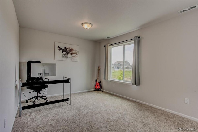 4505 Cholla Trl, Castle Rock, CO 80104 - home office featuring carpet and baseboards