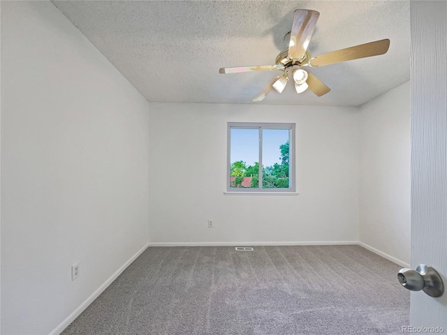 12238 Monroe Dr, Thornton, CO 80241 - carpeted empty room featuring a textured ceiling and ceiling fan