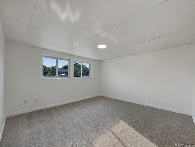 12238 Monroe Dr, Thornton, CO 80241 - spare room with carpet flooring and a drop ceiling