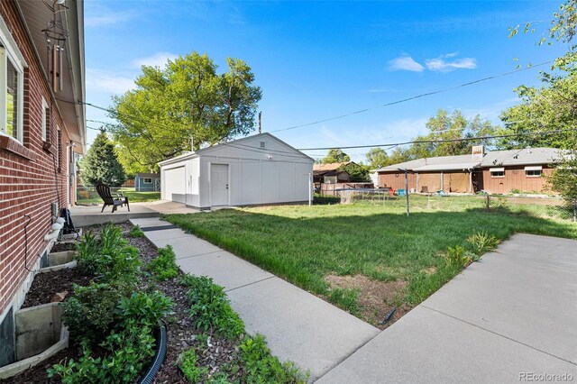 6506 Lee St, Arvada, CO 80004 - view of yard with an outdoor structure