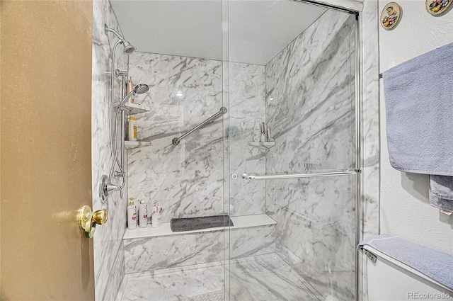 bathroom with an enclosed shower