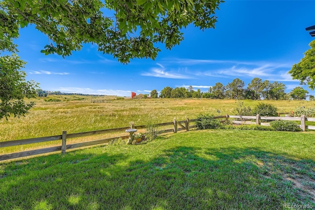 9791 Sterling Dr, Highlands Ranch, CO 80126 - view of yard with a rural view