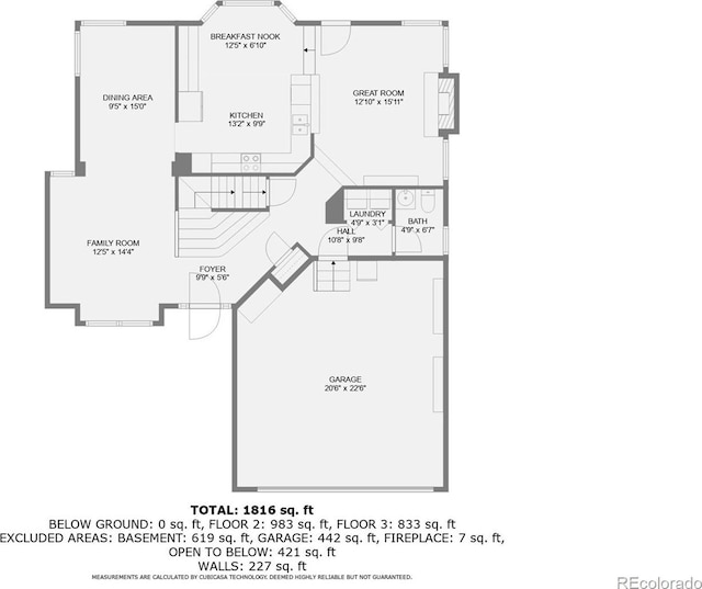 9791 Sterling Dr, Highlands Ranch, CO 80126 - view of home floor plan