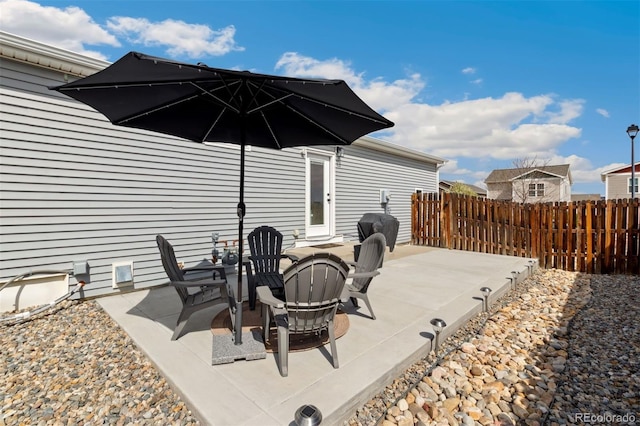 7654 Crestone Peak Trl, Colorado Springs, CO 80924 - view of patio / terrace featuring a grill