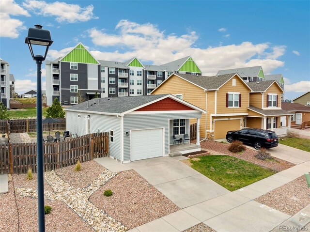 7654 Crestone Peak Trl, Colorado Springs, CO 80924 - view of front of house with driveway and an attached garage