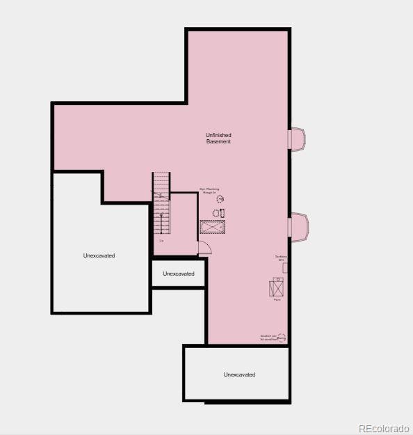 16521 Black Rose Cir, Parker, CO 80134 - view of property floor plan