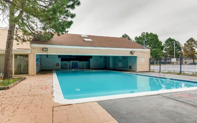 pool with fence