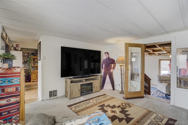 41215 Alta Vista Rd, Ramah, CO 80832 - living area with visible vents and carpet