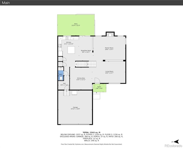 215 Mcafee Cir, Erie, CO 80516 - view of home floor plan