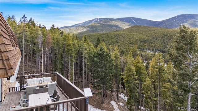 8451 London Ln, Conifer, CO 80433 - view of mountain background with a forest