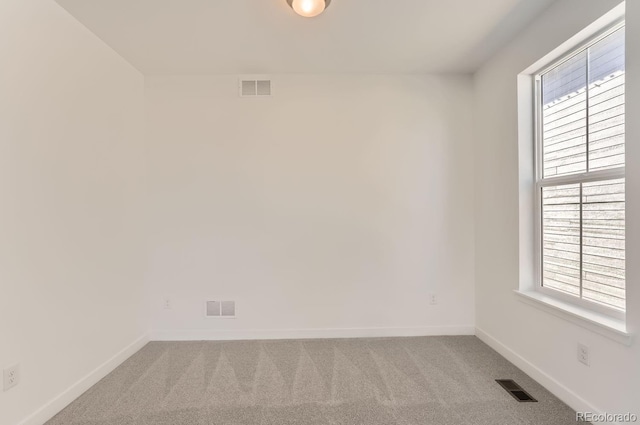 spare room with carpet and a healthy amount of sunlight