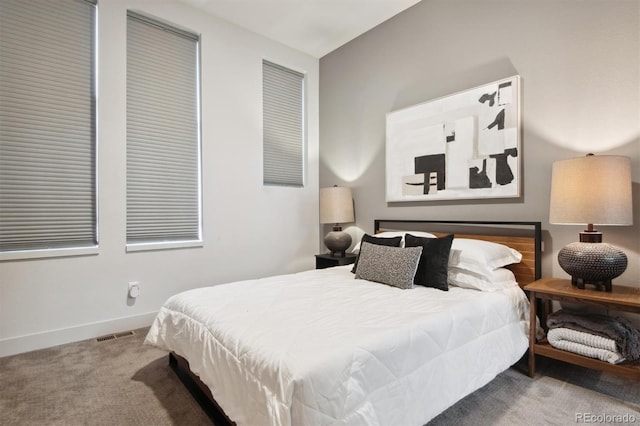 bedroom featuring carpet flooring