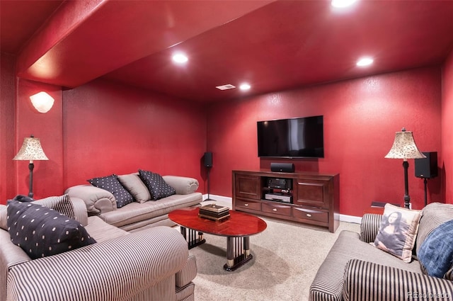 2032 W Nantucket Ct, Littleton, CO 80120 - carpeted living area with recessed lighting and baseboards