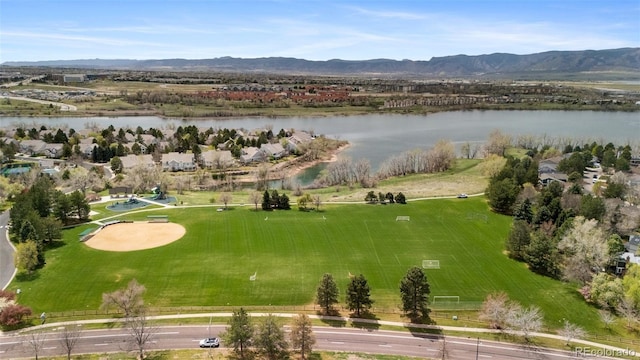 2032 W Nantucket Ct, Littleton, CO 80120 - aerial view of a water and mountain view