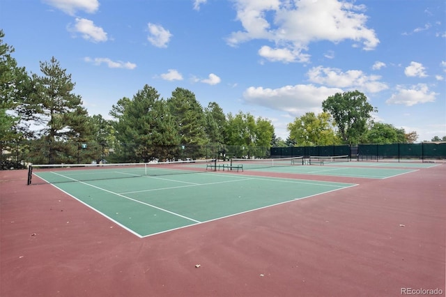 view of sport court featuring basketball court