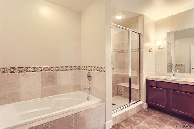 1630 N Clarkson St Unit 204, Denver, CO 80218 - full bath featuring a bath, vanity, and a stall shower