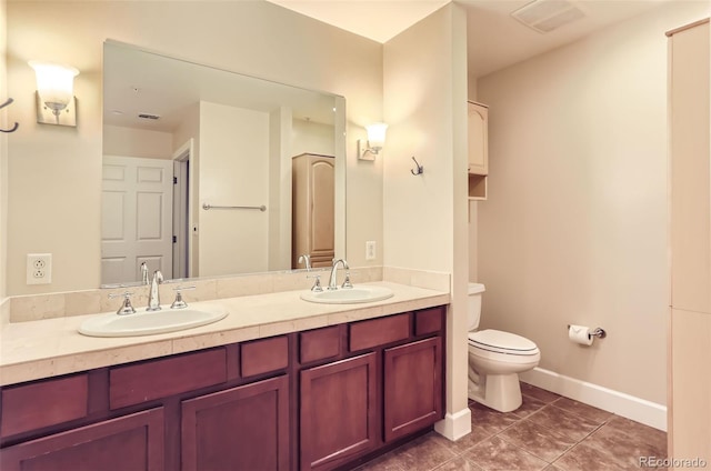 1630 N Clarkson St Unit 204, Denver, CO 80218 - full bath with double vanity and tile patterned flooring