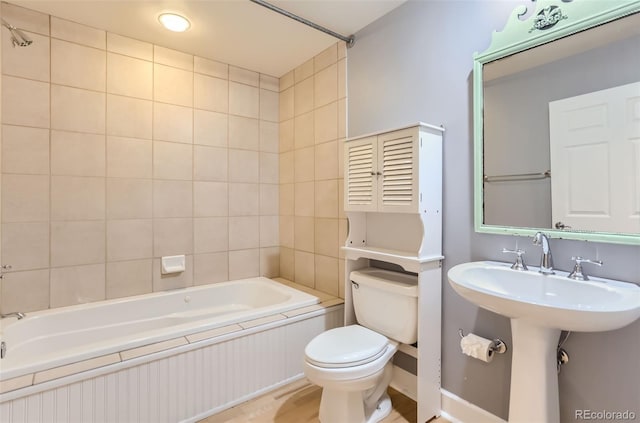 1630 N Clarkson St Unit 204, Denver, CO 80218 - full bath featuring toilet and tub / shower combination