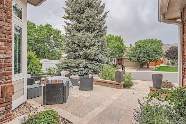 19098 E Ida Dr, Aurora, CO 80015 - view of patio featuring an outdoor living space