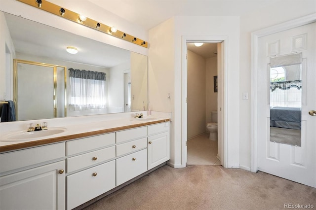13362 Marion St, Thornton, CO 80241 - ensuite bathroom with double vanity and carpet floors