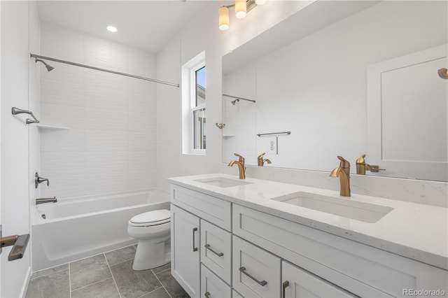 8863 Springsong Ln, Littleton, CO 80125 - full bathroom featuring washtub / shower combination and double vanity