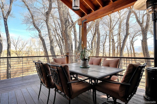 1100 Pinon Dr, Poncha Springs, CO 81242 - view of deck