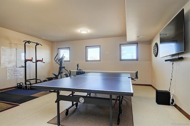 1100 Pinon Dr, Poncha Springs, CO 81242 - playroom with a healthy amount of sunlight, baseboards, and visible vents