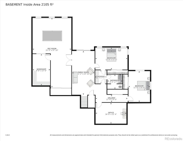 1100 Pinon Dr, Poncha Springs, CO 81242 - view of layout