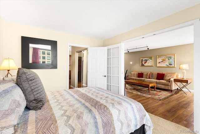 1625 Larimer St Unit 1605, Denver, CO 80202 - bedroom with wood finished floors