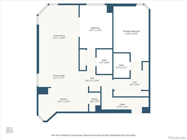 1625 Larimer St Unit 1605, Denver, CO 80202 - view of property floor plan