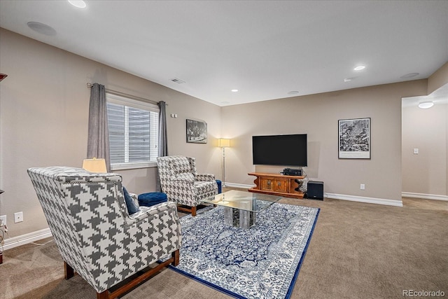 23871 E Ontario Pl, Aurora, CO 80016 - living room with carpet floors and recessed lighting