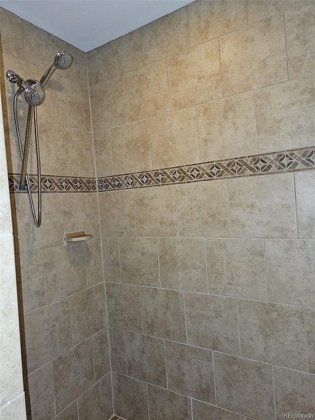 details featuring tiled shower