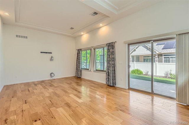 19753 E 54th Ave, Denver, CO 80249 - spare room featuring light wood-style floors and recessed lighting