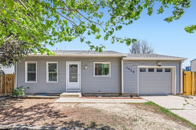 1958 Cathay Ct, Aurora, CO 80011 - single story home with fence, driveway, and an attached garage