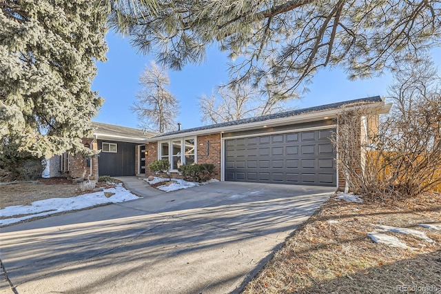 ranch-style house with a garage