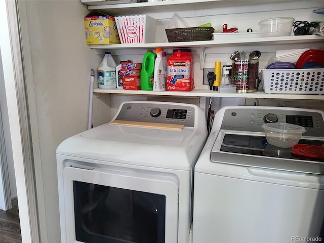 9133 W Cedar Dr Unit A, Lakewood, CO 80226 - washroom featuring washing machine and clothes dryer