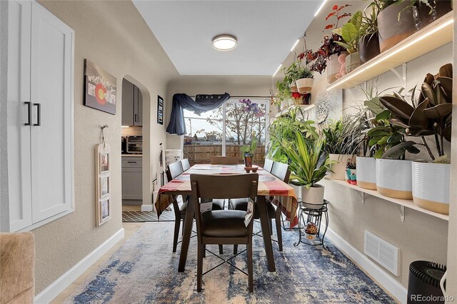 view of dining room