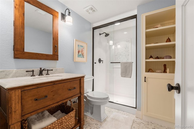 10 Oakmont Ln, Littleton, CO 80127 - full bathroom with a shower stall and vanity