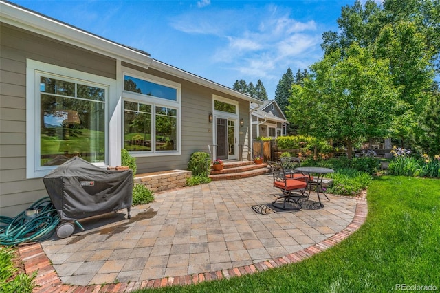 10 Oakmont Ln, Littleton, CO 80127 - view of patio / terrace featuring a grill