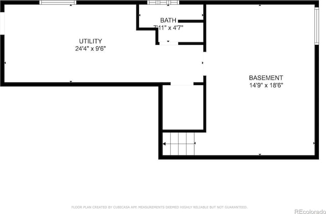 1497 S Garfield St, Denver, CO 80210 - view of property floor plan