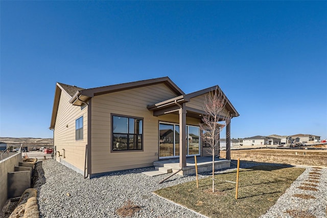 view of rear view of property