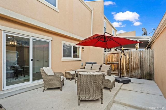 13025 E Bethany Pl, Aurora, CO 80014 - view of patio featuring an outdoor hangout area