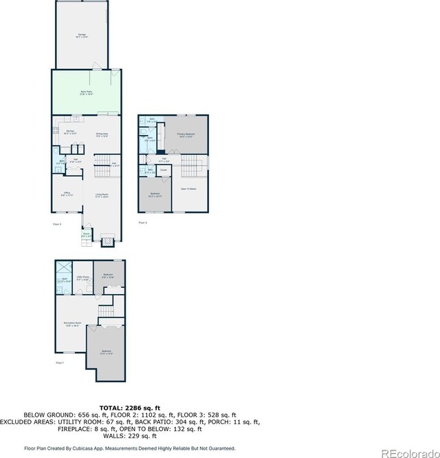 13025 E Bethany Pl, Aurora, CO 80014 - view of home floor plan