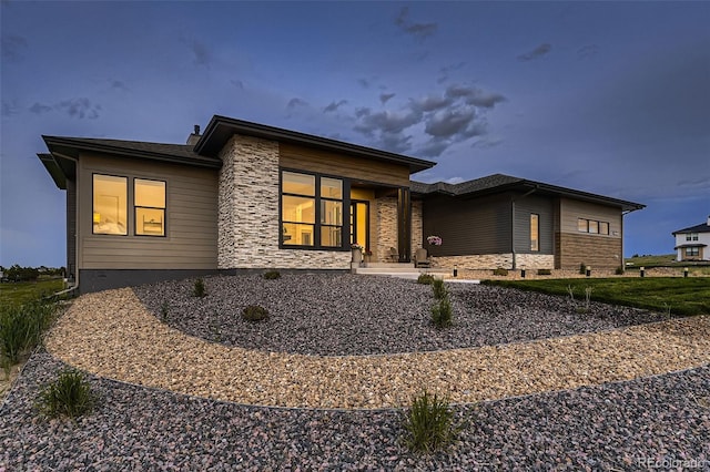 8868 Geyser Peak Way, Parker, CO 80138 - prairie-style house featuring stone siding