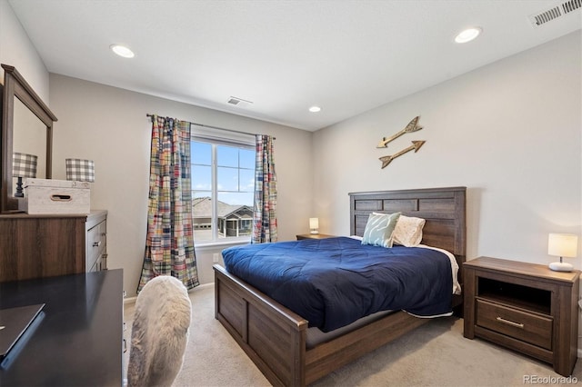 16268 Mount Silverheels Way, Broomfield, CO 80023 - bedroom featuring light carpet and recessed lighting