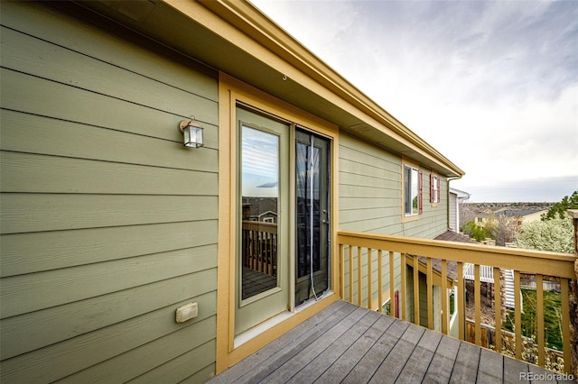 view of deck