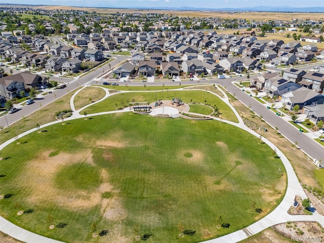 birds eye view of property featuring a residential view