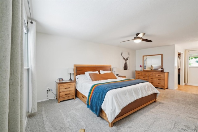 841 Beech St, Golden, CO 80401 - bedroom with carpet, a ceiling fan, and a spacious closet