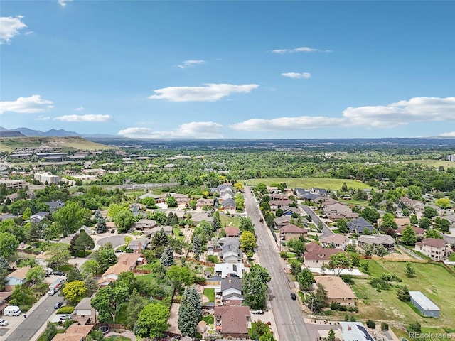 841 Beech St, Golden, CO 80401 - aerial perspective of suburban area