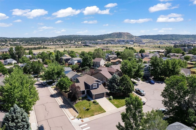 3357 Holly Hock Ct, Castle Rock, CO 80109 - aerial perspective of suburban area with mountains